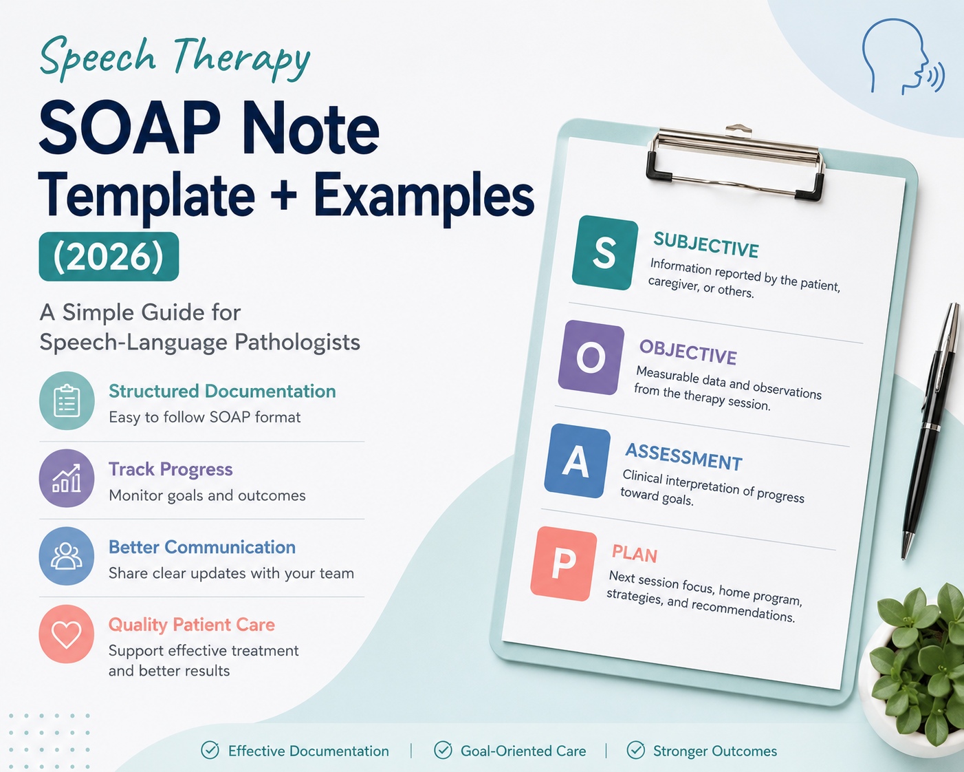 Speech Therapy SOAP Note Template + Examples (2026)