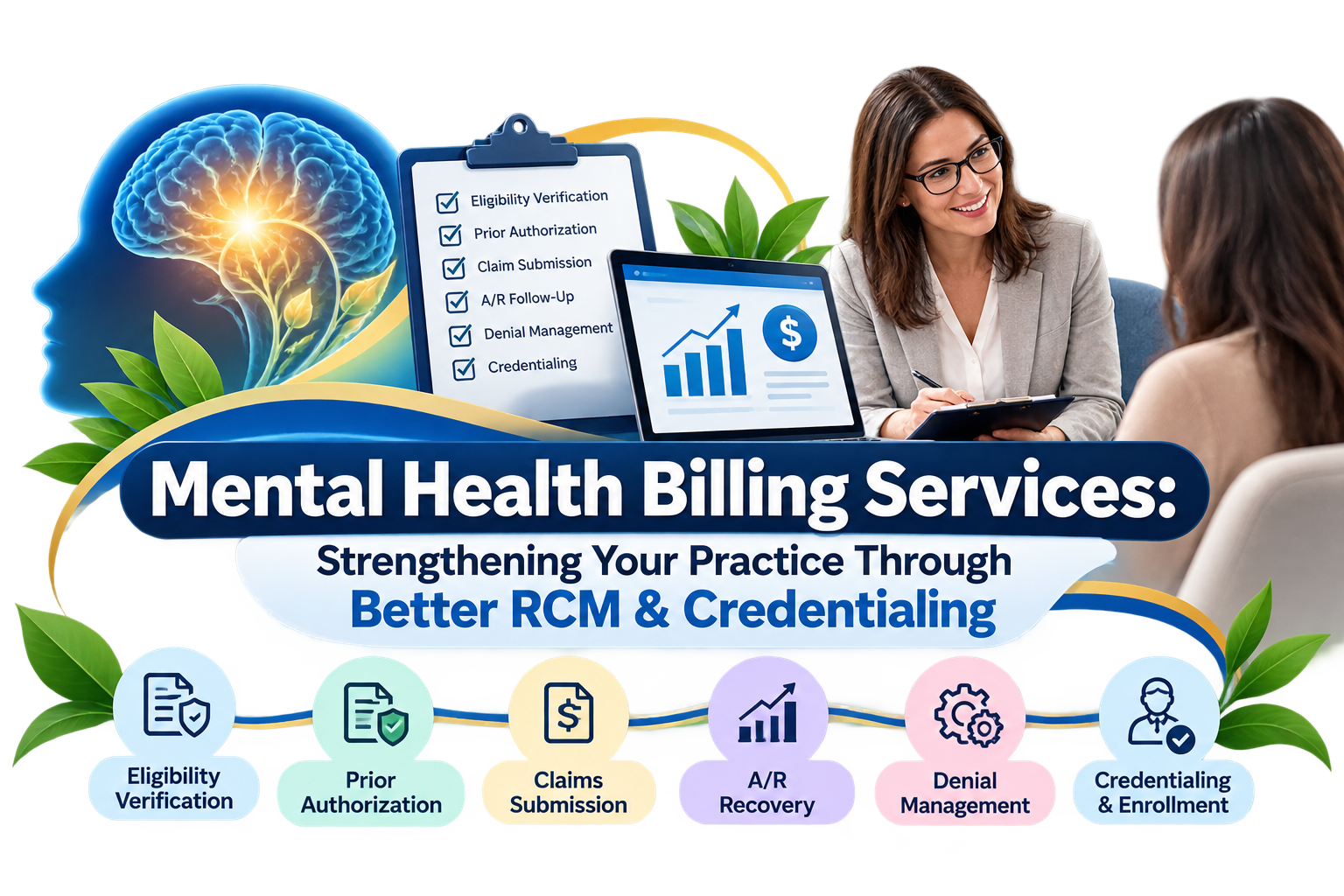 Mental Health Billing Services: Strengthening Your Practice Through Better RCM & Credentialing